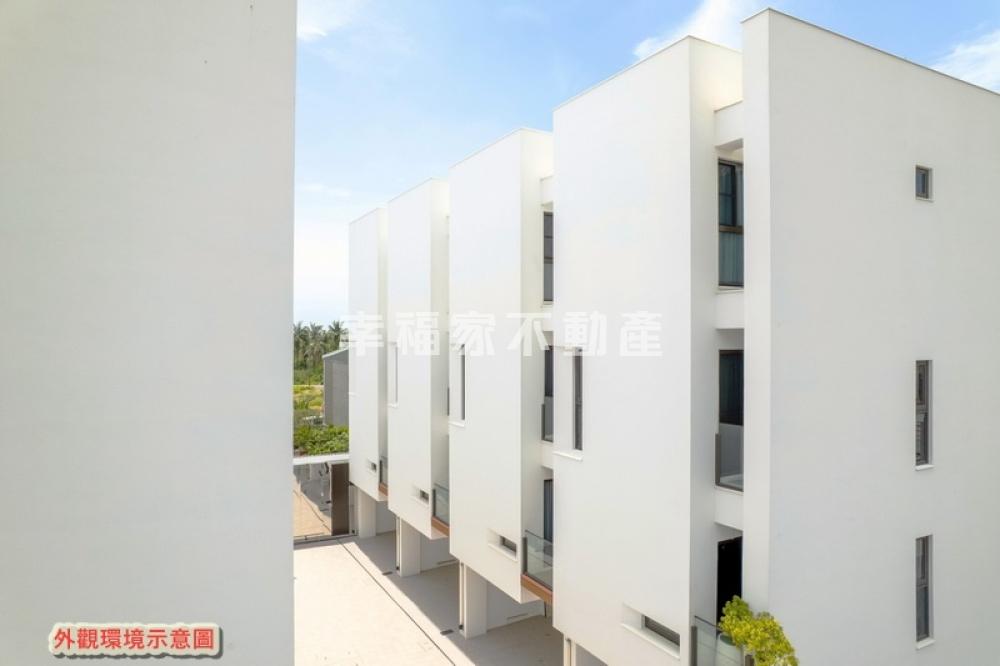 三頁樓建築。全新未住雙車墅
