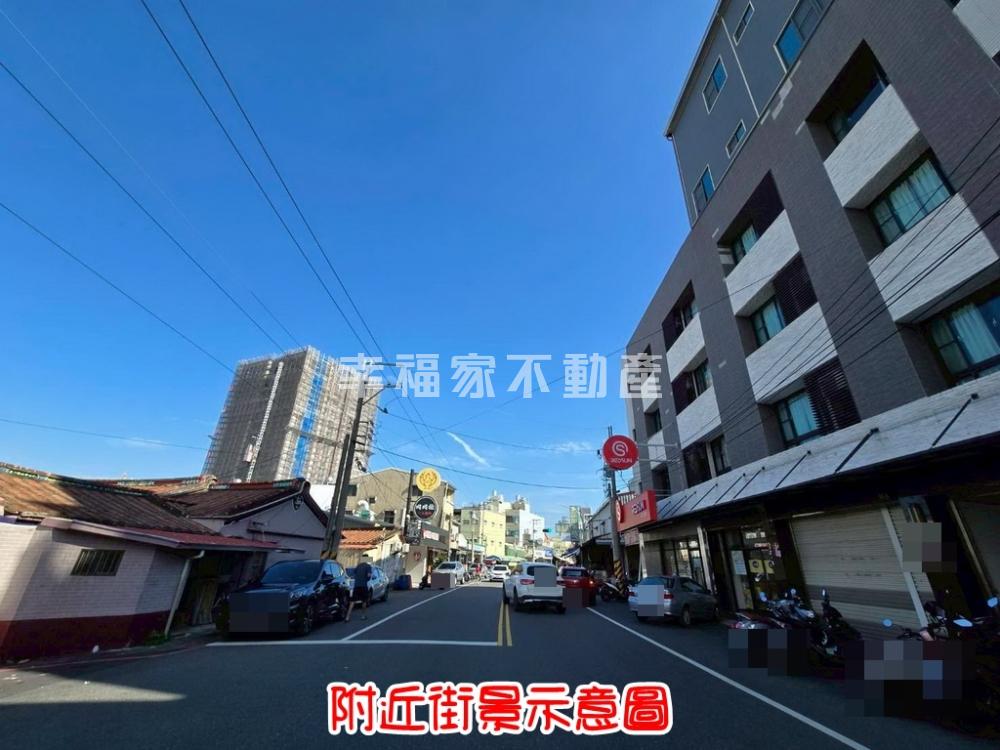 善化市場旁商業區店住