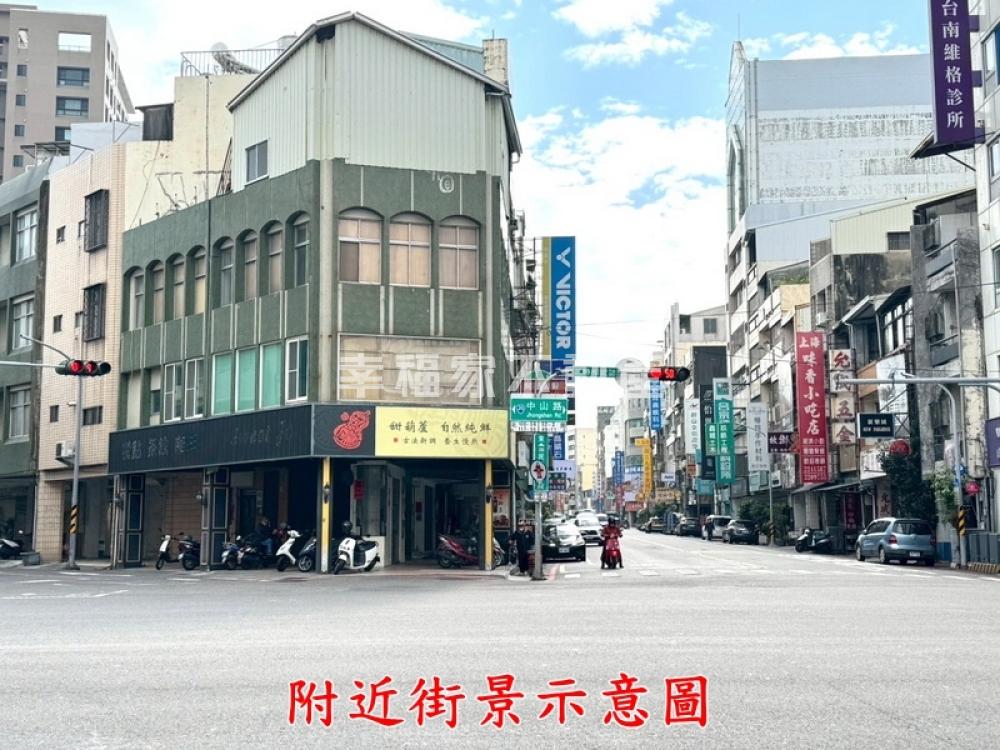(租)民權商圈三面臨路三角窗店面