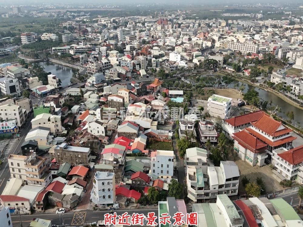 鹽水月津港89坪大面寬建地