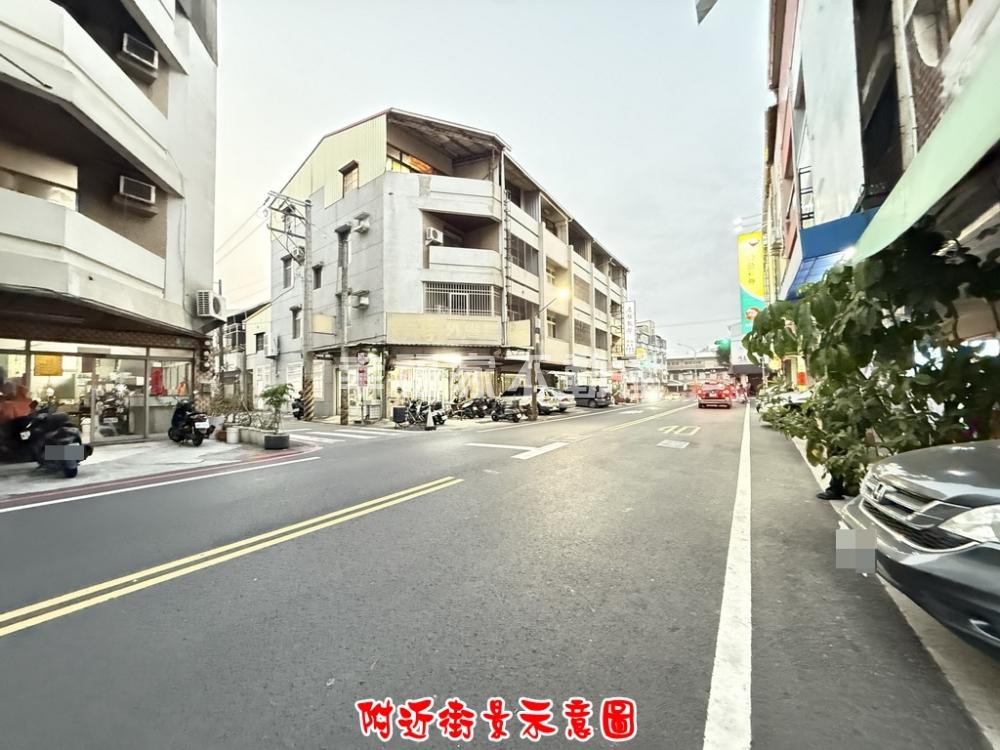 近成大,臨10米路透天店面