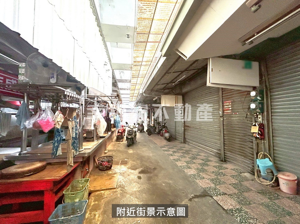 東區大同市場內稀有店面透天