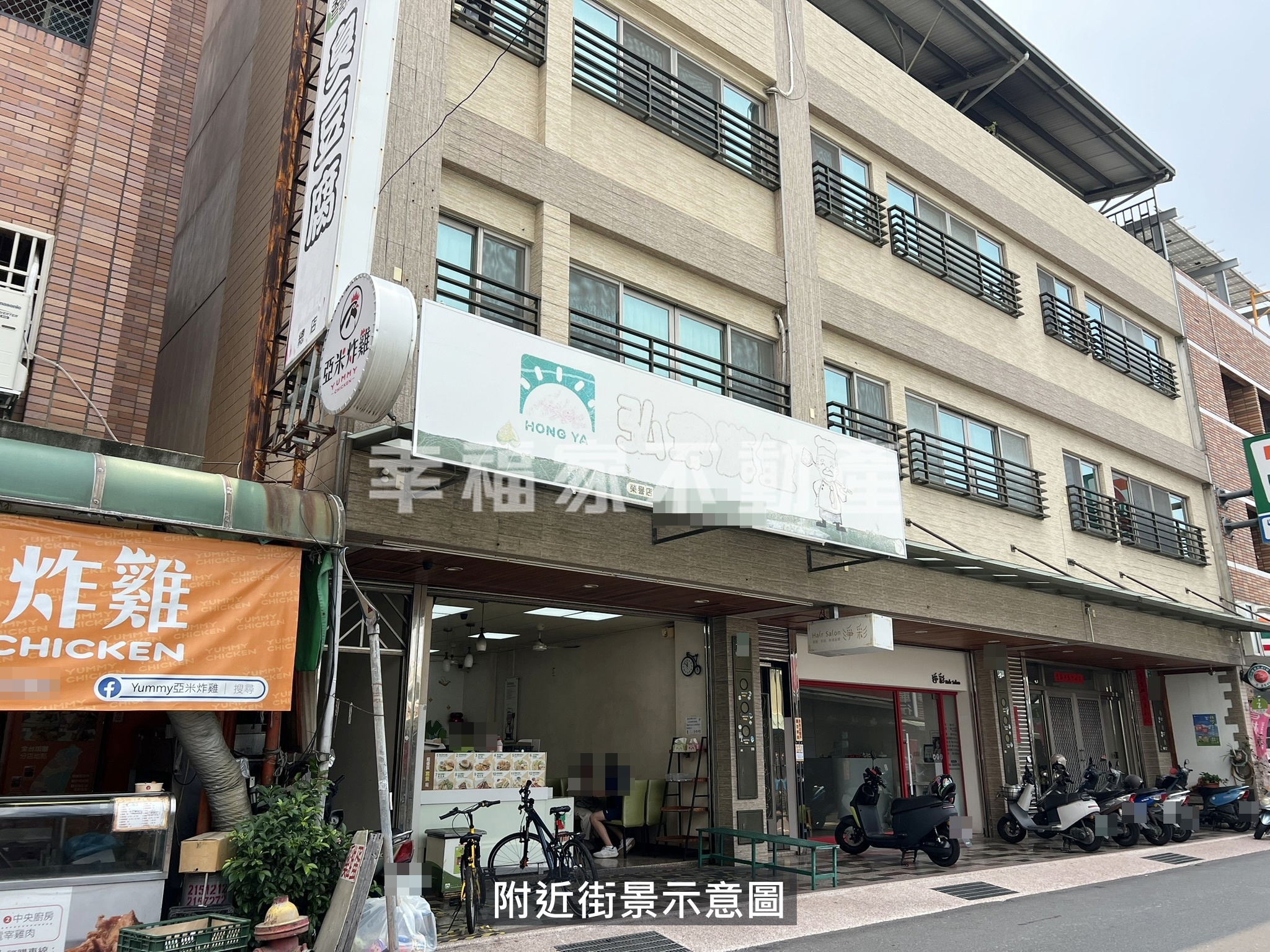 近台鐵林森站輕屋齡面寬店住