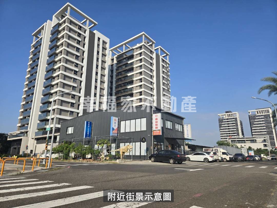 舉喜商業區旁角窗鋼構店住