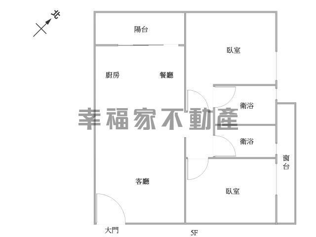 物件格局圖 1