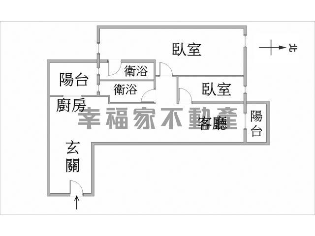 物件格局圖 1