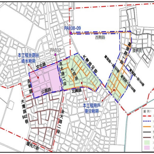 南市人口最多行政區 永康污水下水道第2期第3標11月開工