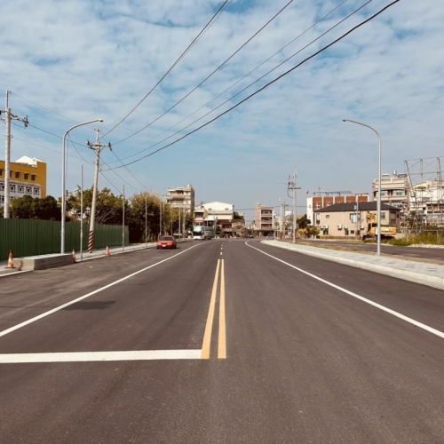 南市南區喜樹灣裡市地重劃工程趨近完工 道路先開放通行 周圍房價帶已站穩3字頭