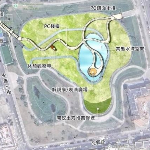 永康大灣滯洪池再美化 改善淹水與增添賞景機能 3字頭凹陷區房價補漲契機